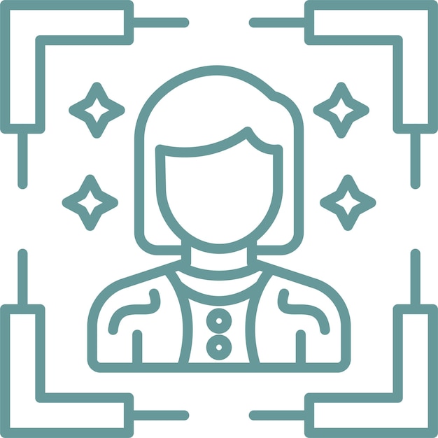 Vectorontwerp Casting Icon Style