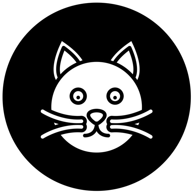 Vectorontwerp Cat Icon Style