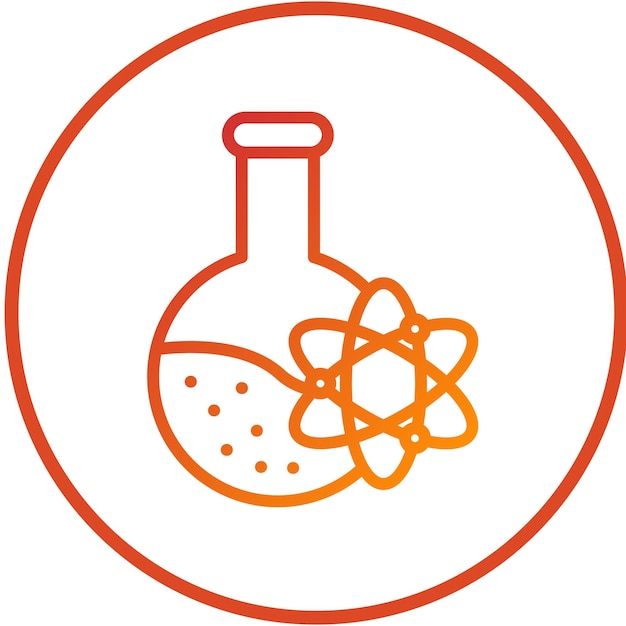 Vectorontwerp Catalyst Core Icon Style
