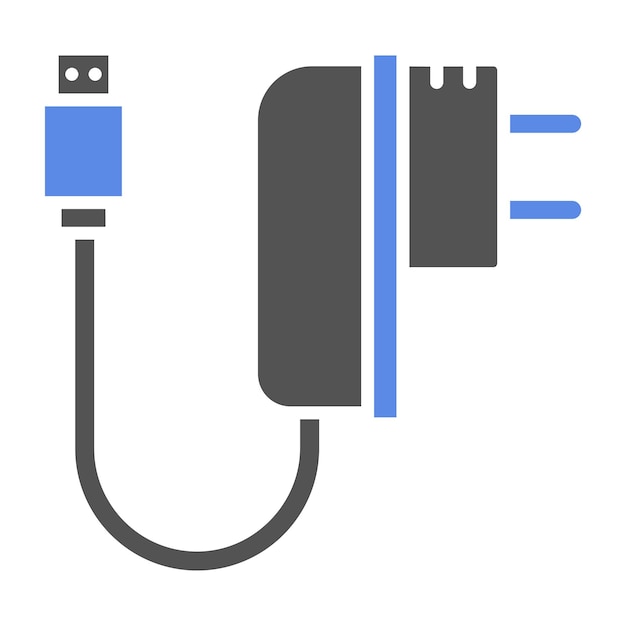 Vector vectorontwerp charger icon style