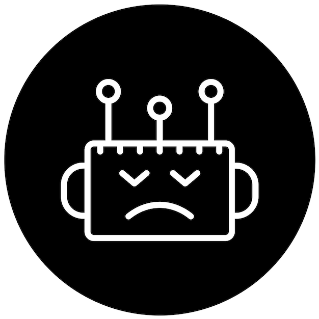 Vectorontwerp Chatbot Icon Style