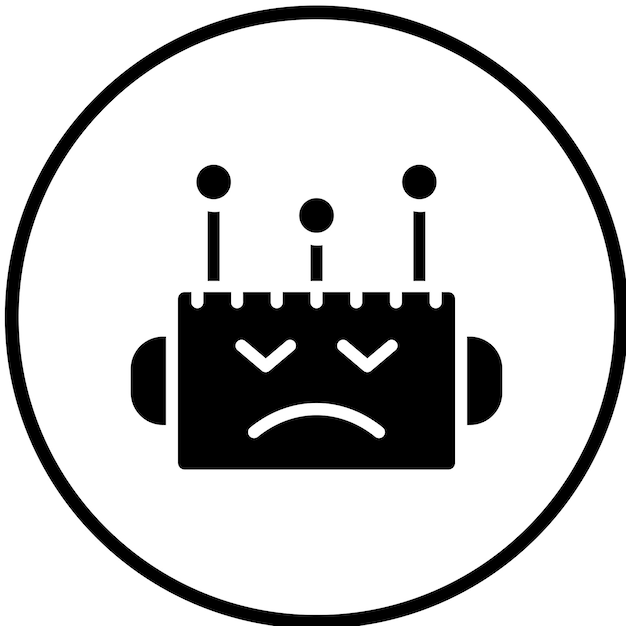 Vectorontwerp Chatbot Icon Style