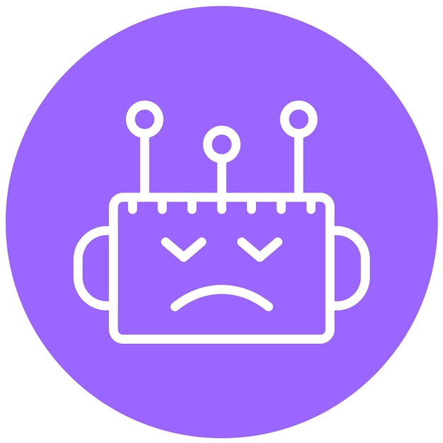 Vectorontwerp Chatbot Icon Style