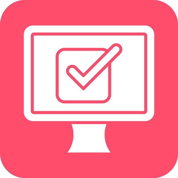 Vectorontwerp Checkbox Icon Stijl
