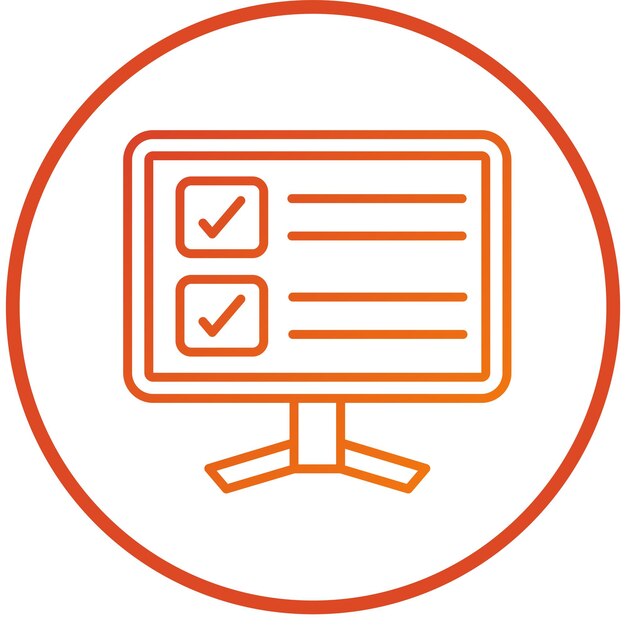 Vectorontwerp Checkbox Icon Stijl