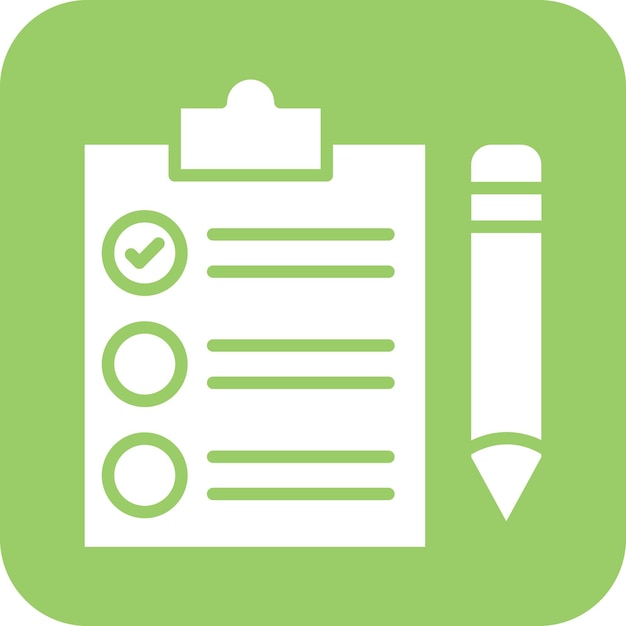 Vectorontwerp Checklist Icon Style