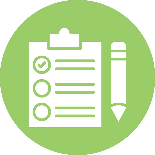 Vectorontwerp Checklist Icon Style