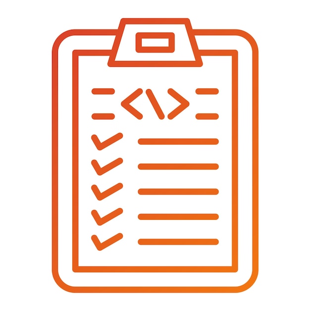 Vectorontwerp Checklist Icon Style