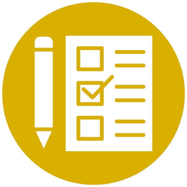 Vectorontwerp Checklist Icon Style