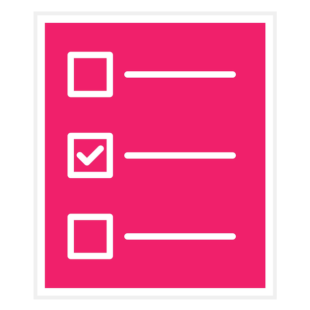 Vectorontwerp Checklist Icon Style
