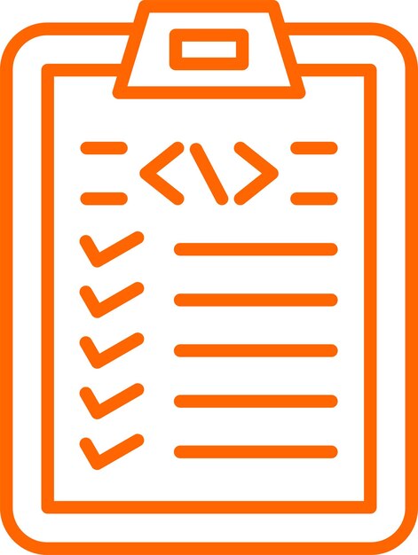 Vectorontwerp Checklist Icon Style