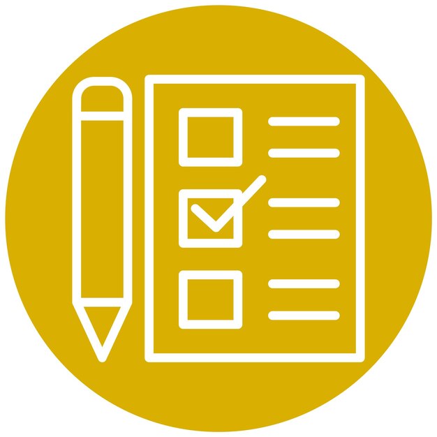 Vectorontwerp Checklist Icon Style