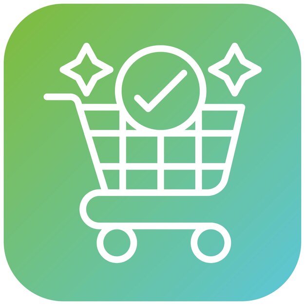 Vectorontwerp Checkout Icon Style