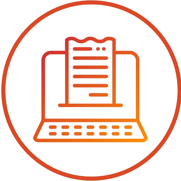 Vectorontwerp Checkout Page Icon Style