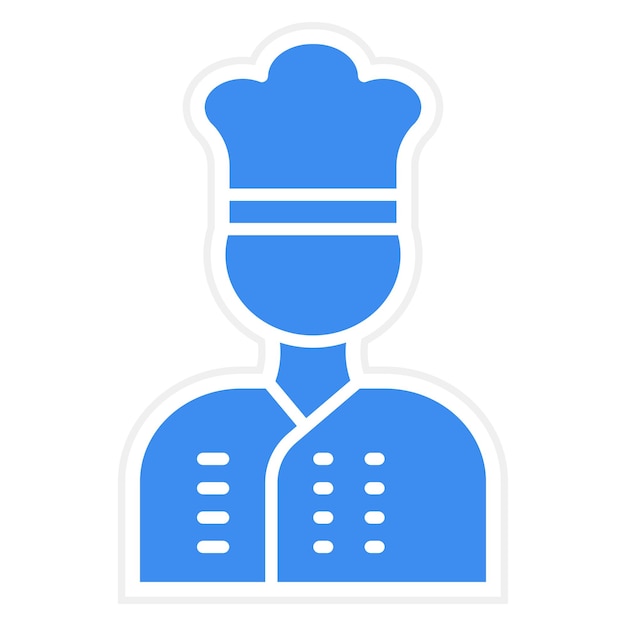 Vectorontwerp Chef Icon Style