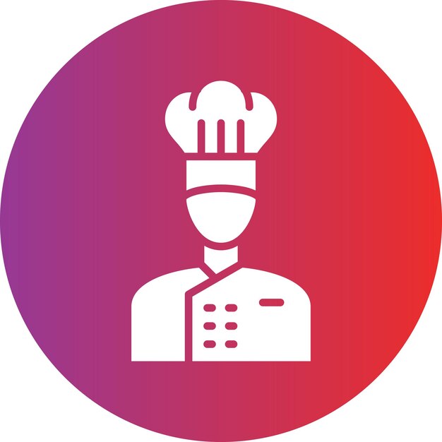 Vectorontwerp Chef Icon Style