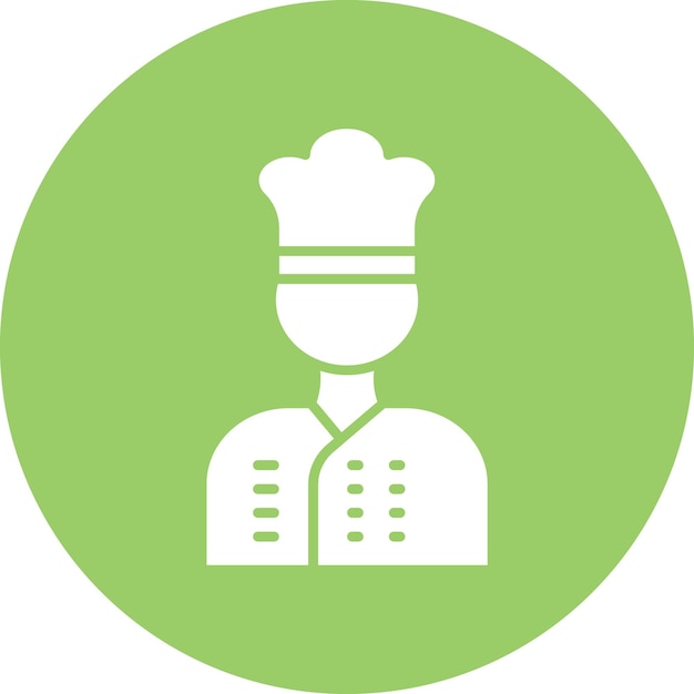 Vectorontwerp Chef Icon Style