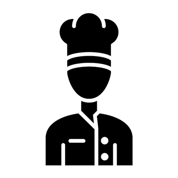 Vectorontwerp Chef Icon Style