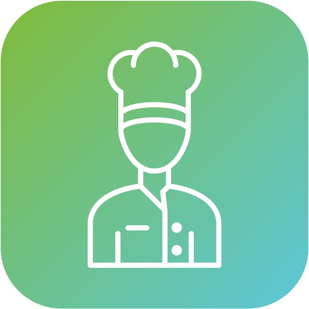 Vectorontwerp Chef Icon Style