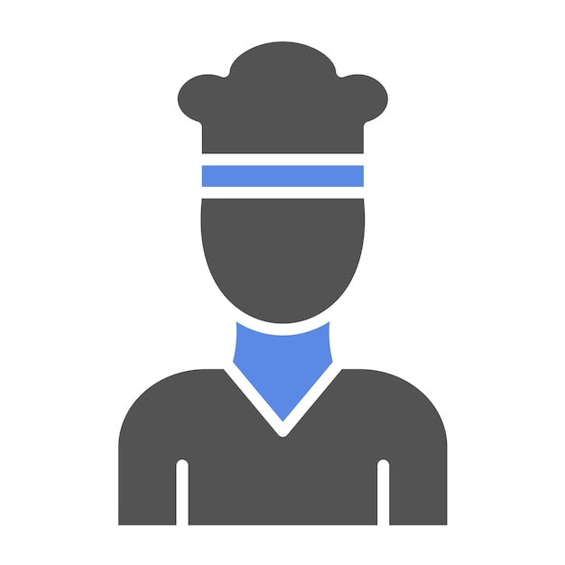 Vectorontwerp Chef Icon Style