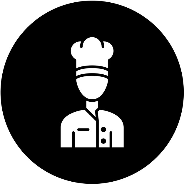 Vectorontwerp Chef Icon Style