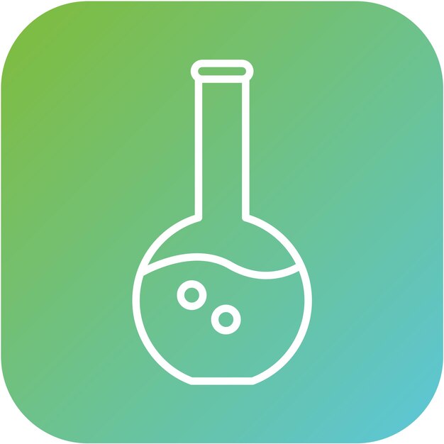Vectorontwerp Chemie Icon Stijl