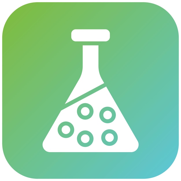 Vectorontwerp Chemist Flask Icon Style