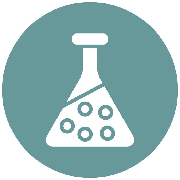 Vectorontwerp Chemist Flask Icon Style