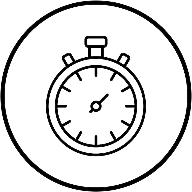 Vectorontwerp Chronometer Icon Style