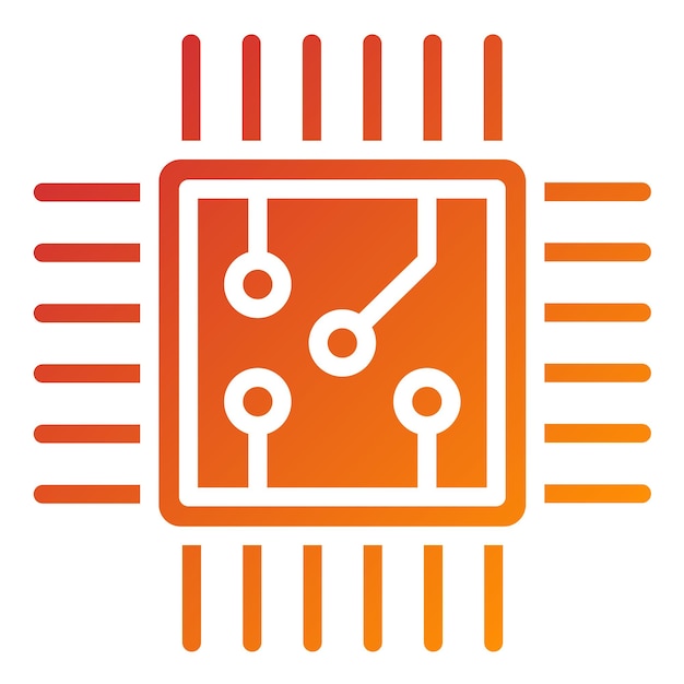 Vectorontwerp Circuit Board Icon Style