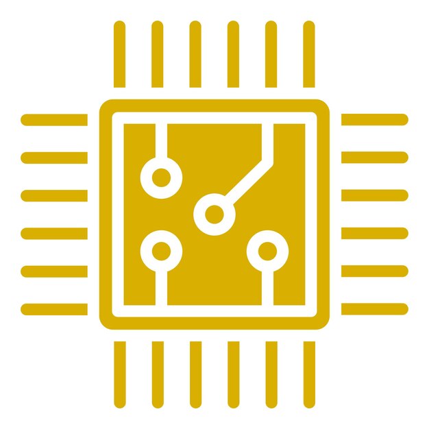 Vectorontwerp Circuit Board Icon Style