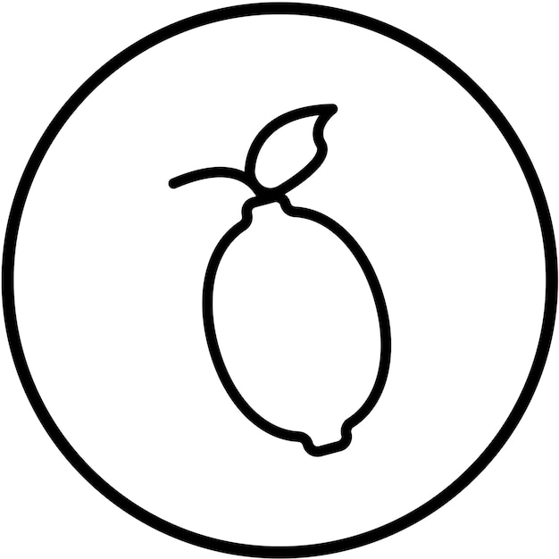 Vectorontwerp Citrus Burst Icon Style