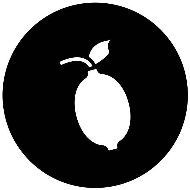 Vectorontwerp Citrus Burst Icon Style