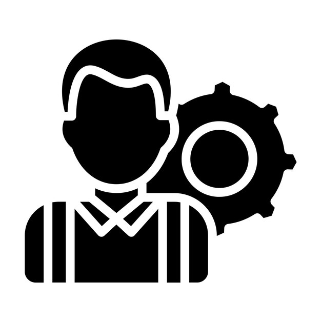 Vectorontwerp Civiele techniek Icon Style