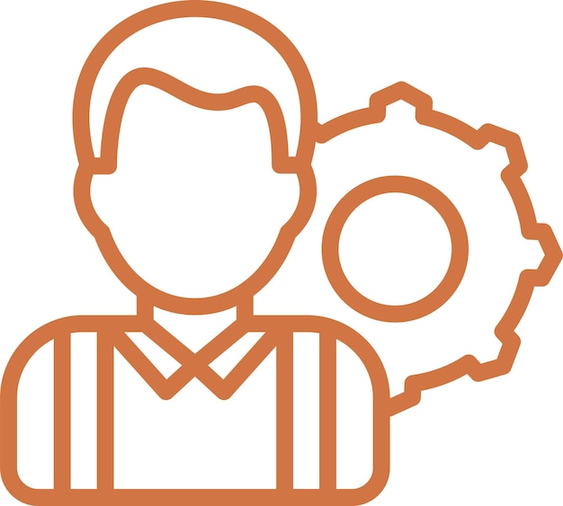 Vectorontwerp Civiele techniek Icon Style