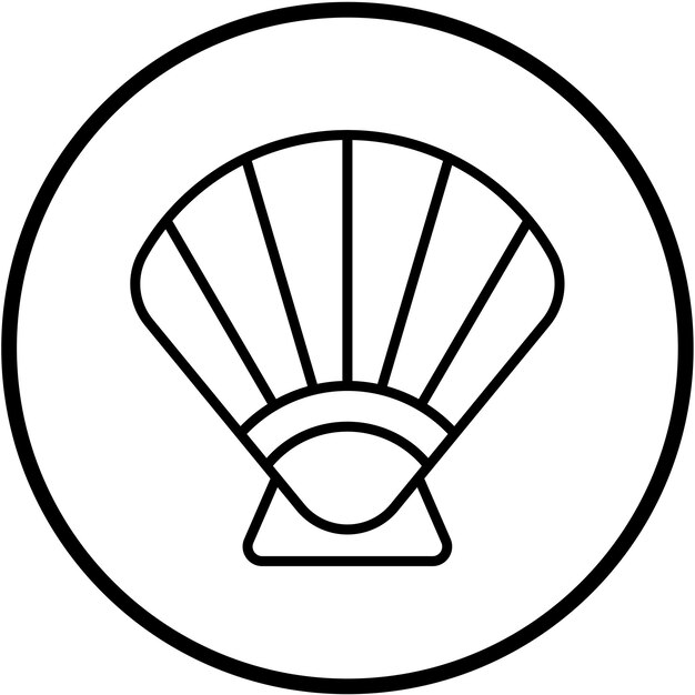 Vectorontwerp Clam Icon Style