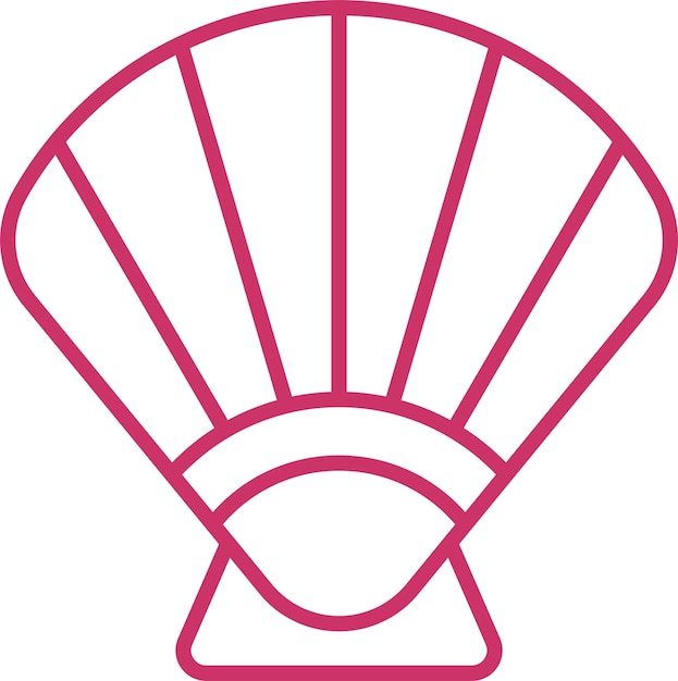 Vectorontwerp Clam Icon Style