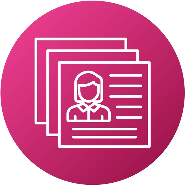 Vectorontwerp Client Icon Style
