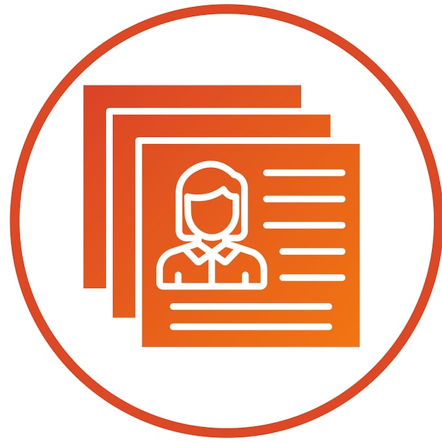 Vectorontwerp Client Icon Style