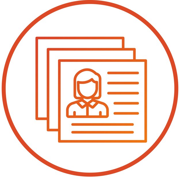 Vectorontwerp Client Icon Style