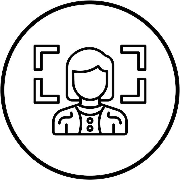 Vectorontwerp Close Up Icon Style