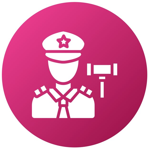 Vectorontwerp Code Enforcement Icon Style
