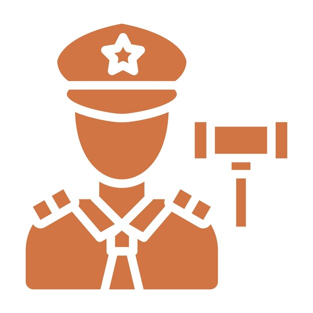 Vectorontwerp Code Enforcement Icon Style