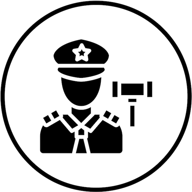 Vectorontwerp Code Enforcement Icon Style