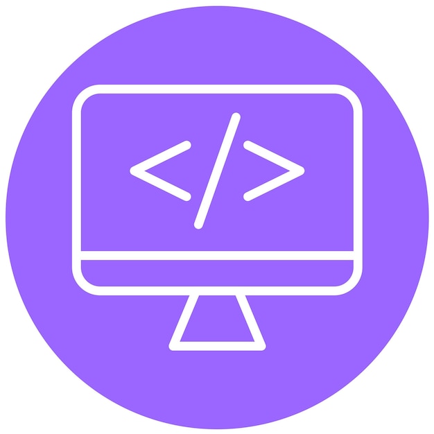 Vectorontwerp codering gereedschappen Icon Style