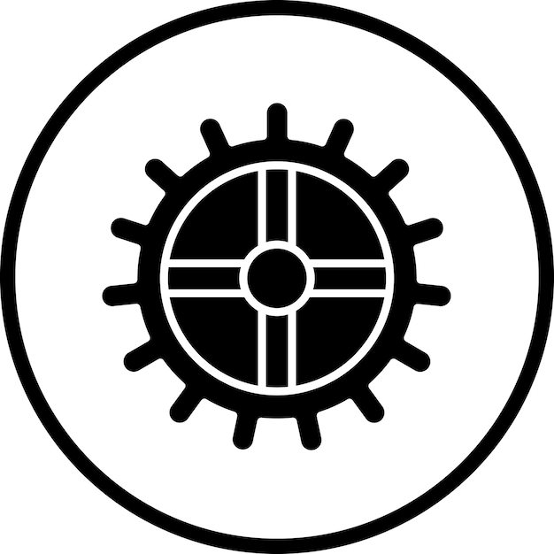 Vectorontwerp Cogwheel Icon Style