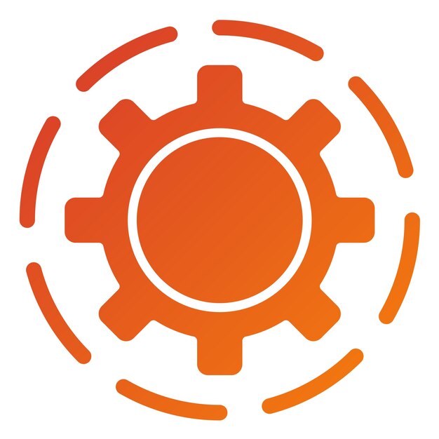 Vectorontwerp Cogwheel Icon Style