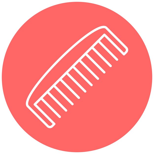 Vectorontwerp Comb Icon Style