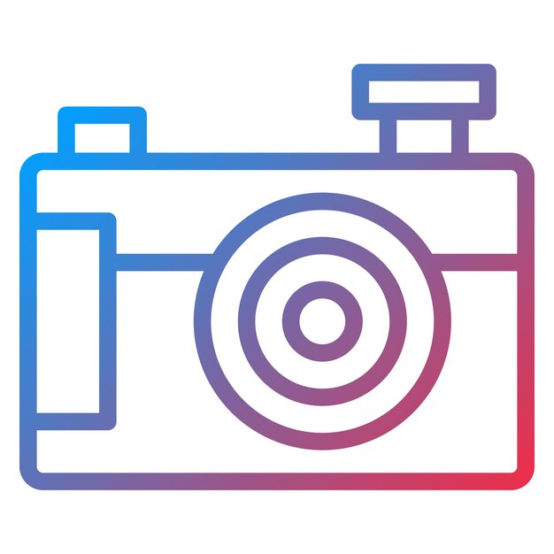 Vectorontwerp Compact Camera Icon Style