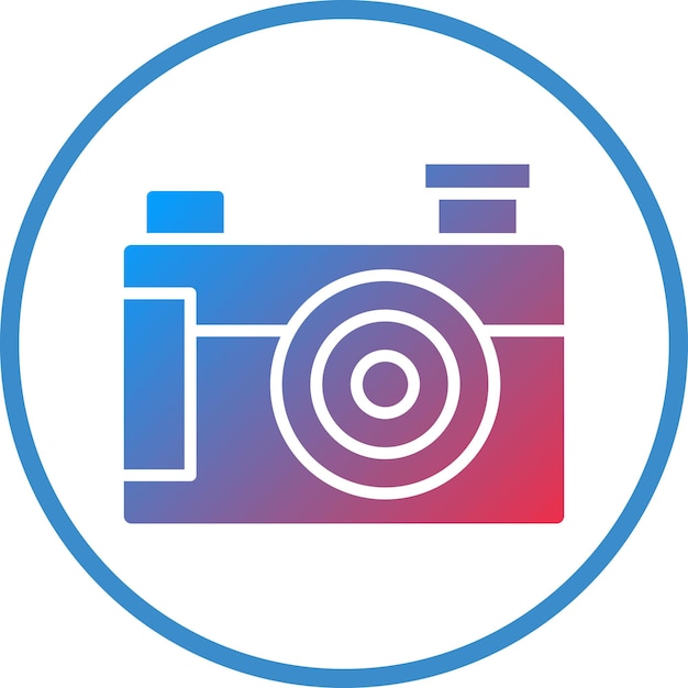 Vectorontwerp Compact Camera Icon Style